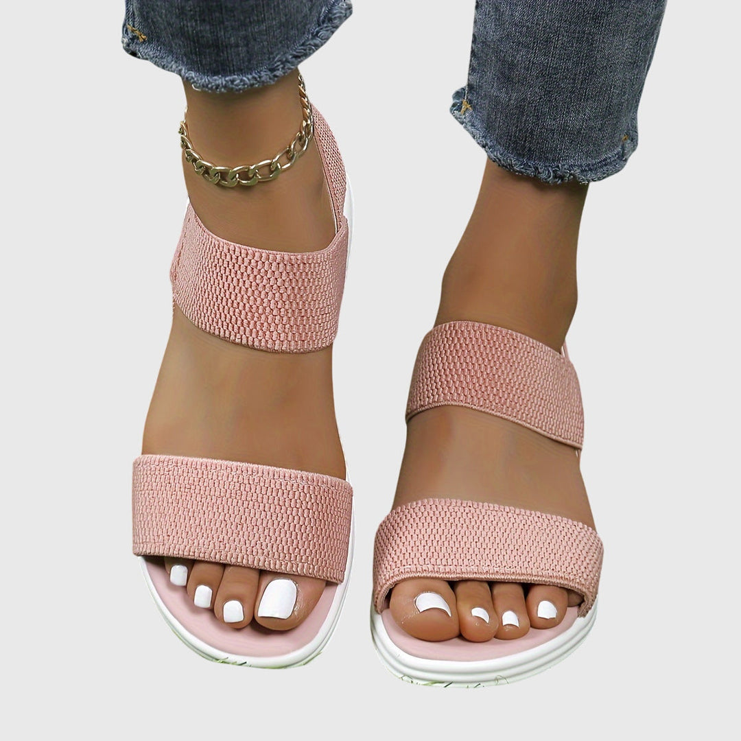 Women's orthopedic sandals for arch support, lightweight design perfect for casual summer outings.