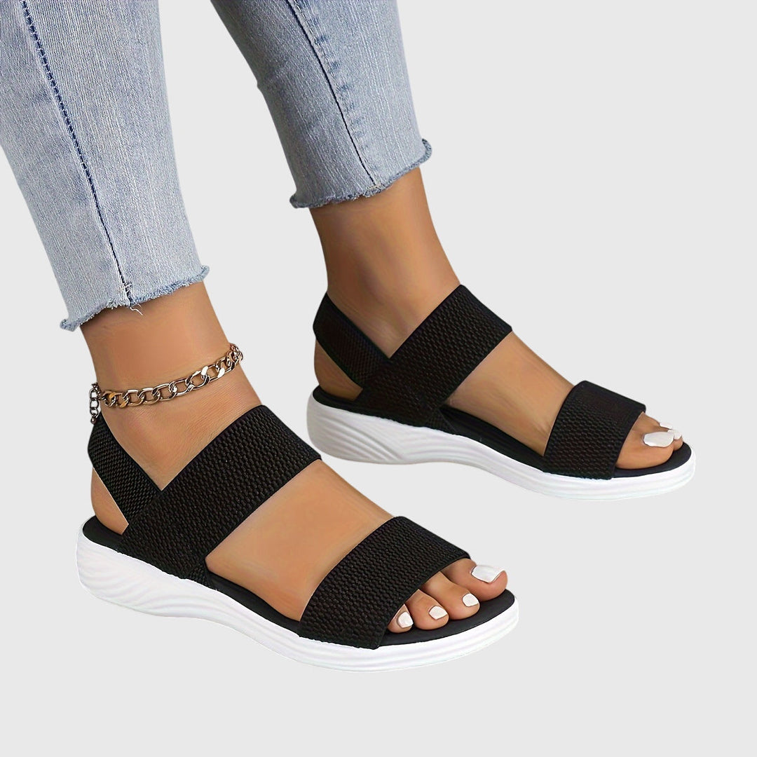 Comfortable women's sandals with adjustable arch support, ideal for summer & casual wear.
