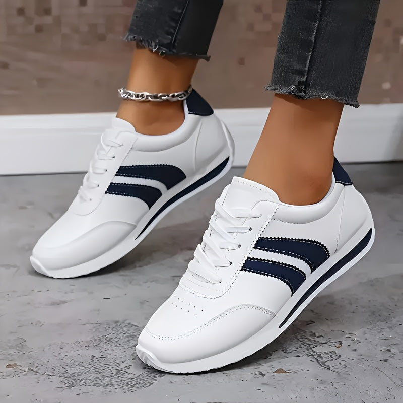 Comfortable women's orthopedic walking shoes with arch support, providing foot pain relief & non-slip design.