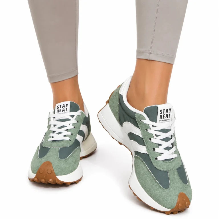 Casual orthopedic sneakers for women, offering lightweight comfort & wide toe box.