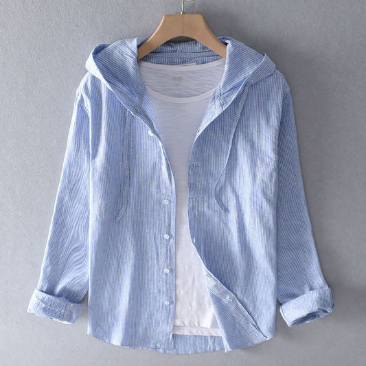 Women's lightweight relaxed-fit hoodie, perfect for casual everyday style in spring, summer, or fall.