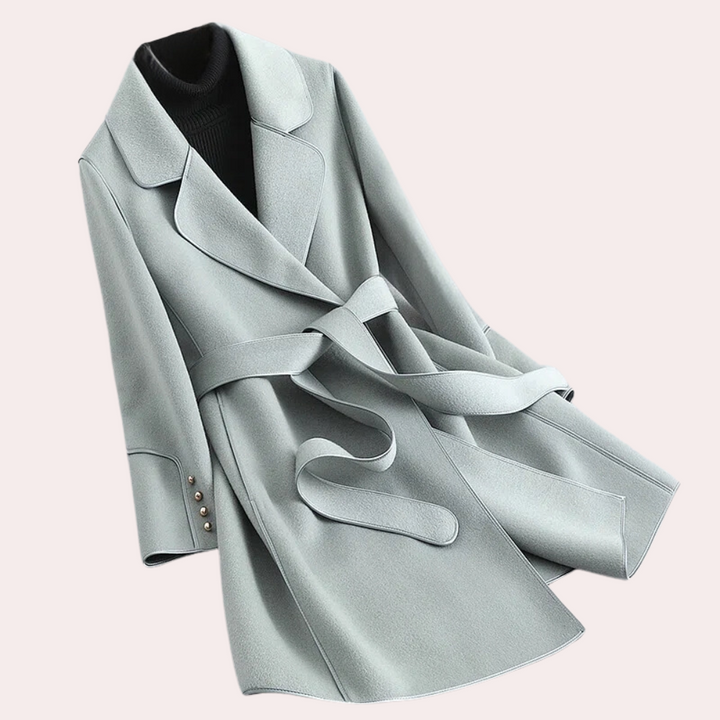 Women's lightweight casual trench coat, offering effortless style. A chic, versatile fall & spring outerwear.