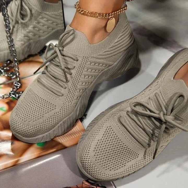 Supportive women's lightweight walking sneakers, designed for ultimate comfort, flexibility, and non-slip safety.