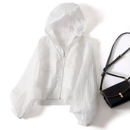 Soft, breathable women's lightweight zip-up hoodie. Great for athleisure, activewear, or everyday comfort.
