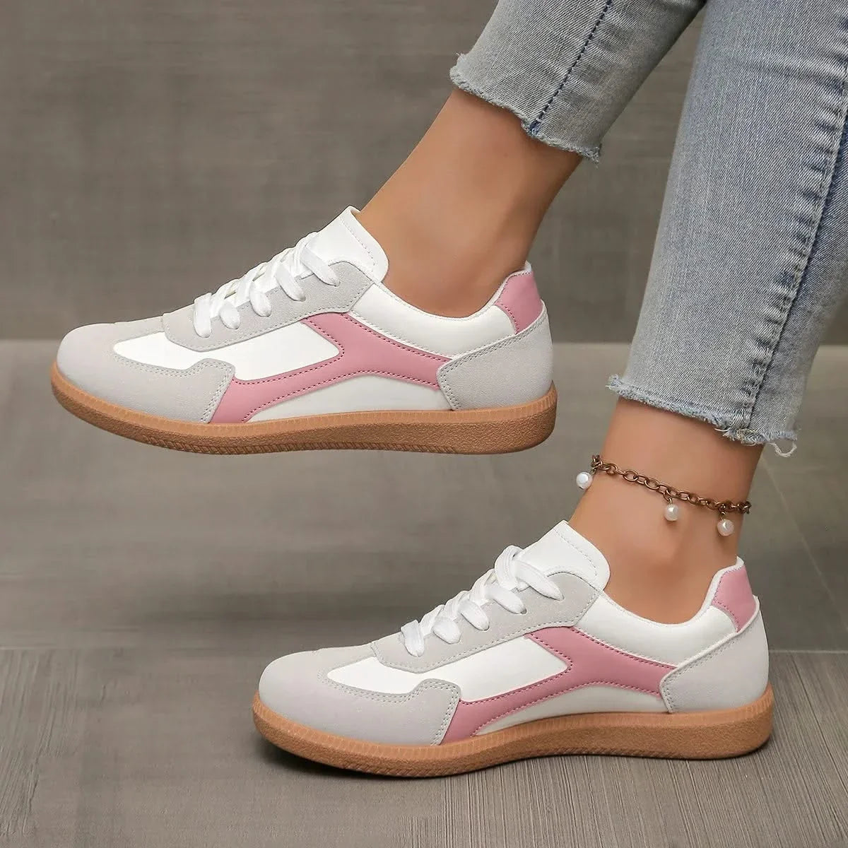 Women's Livia Classic Low-Profile Sneakers; comfortable retro casual shoes for everyday wear.