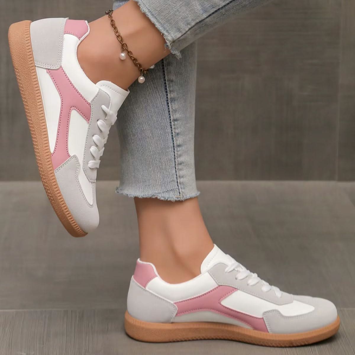 Pink Livia Classic Low-Profile women's sneakers; stylish & comfortable casual footwear for daily use.