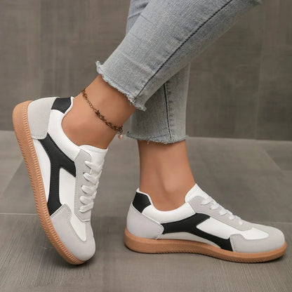 Comfortable Livia Classic Low-Profile women's sneakers; perfect everyday retro footwear, low top.