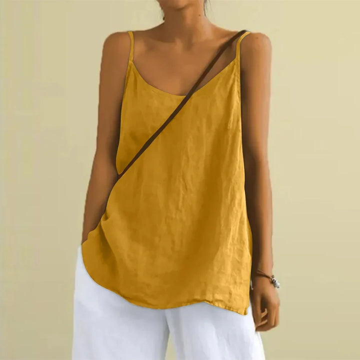 Effortless women's cami top in a relaxed fit, a must-have for summer, vacations, and casual style.