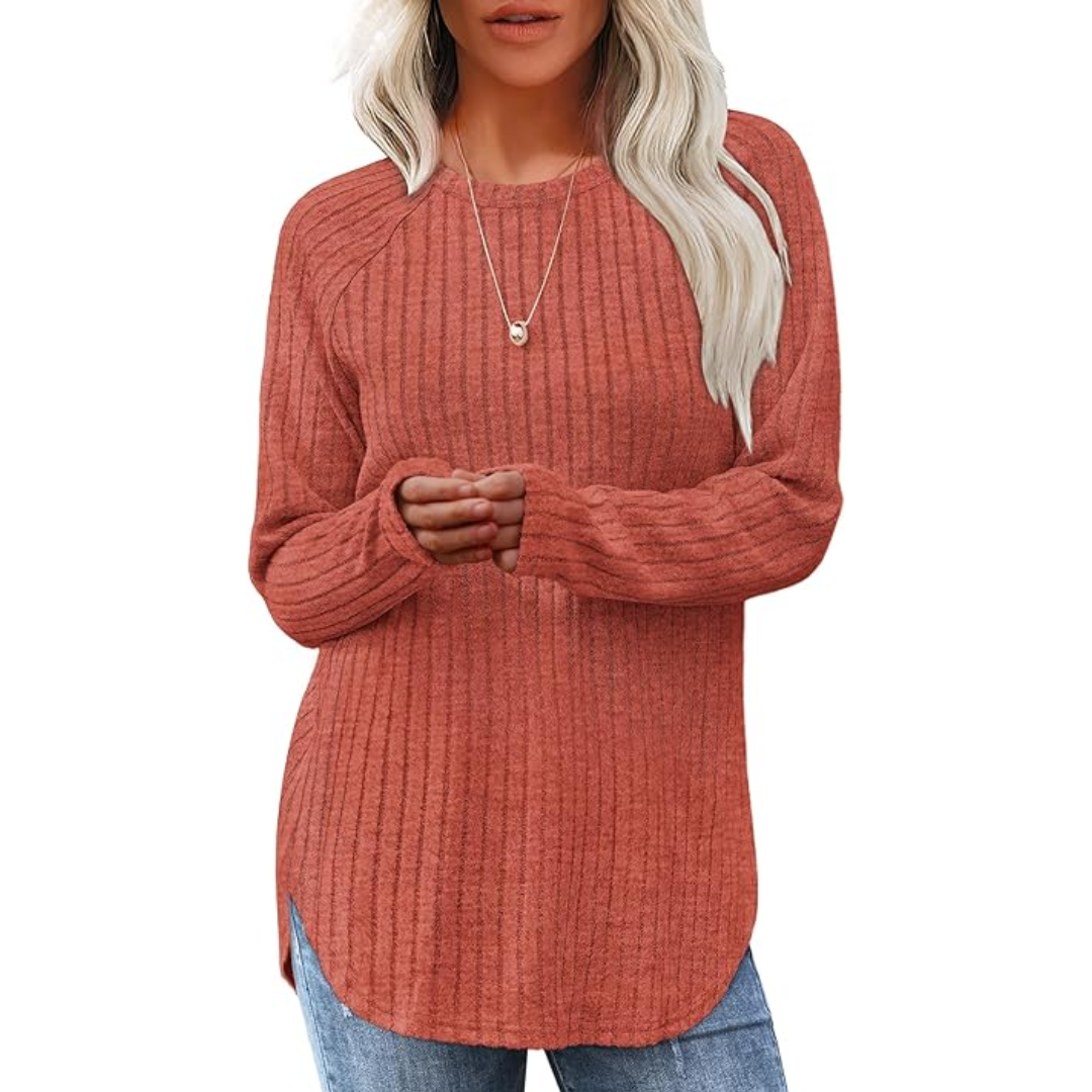Effortless fashion: Women's Barbara loose fit tunic sweater for comfortable casual wear.