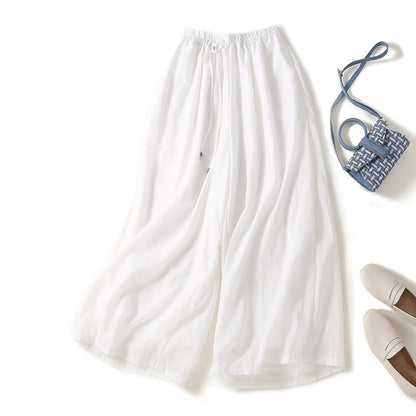 Relaxed fit Luna Breezy wide-leg pants, perfect for casual wear, vacation outfits, and comfortable style.