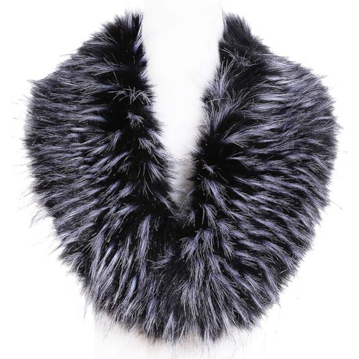Fashion-forward women's faux fur neck warmer. A stylish, warm, and soft statement piece for winter.