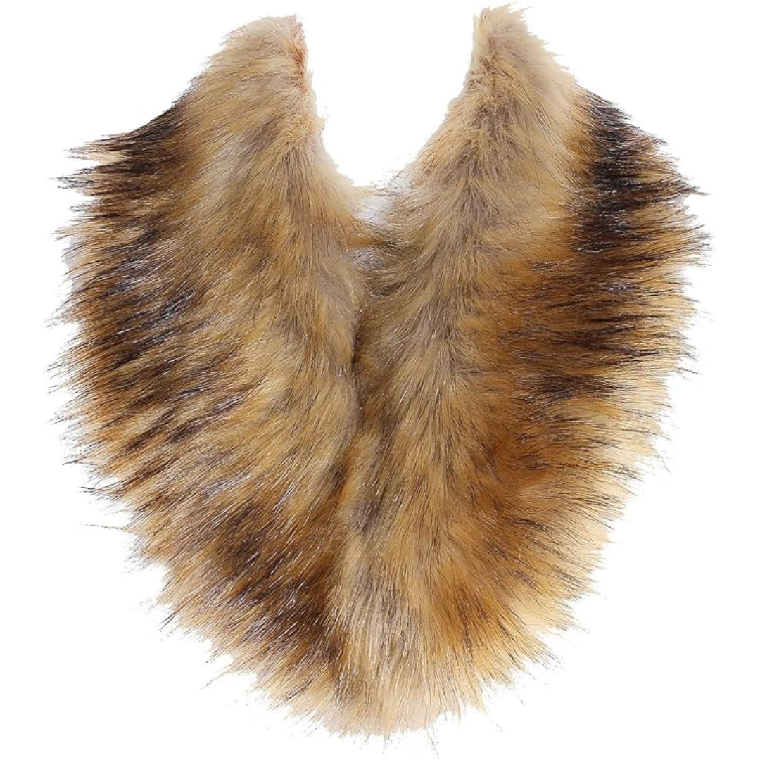 Cozy & luxurious women's faux fur neck warmer scarf. Soft, warm, and elegant for cold weather fashion.
