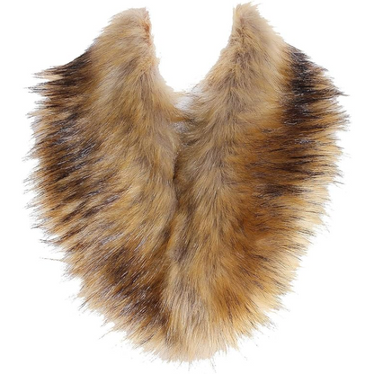 Cozy & luxurious women's faux fur neck warmer scarf. Soft, warm, and elegant for cold weather fashion.