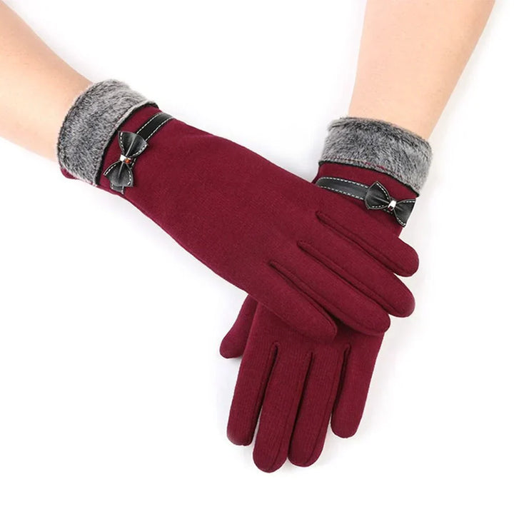 Elise women's touchscreen winter gloves, luxurious cashmere blend for warmth & style.