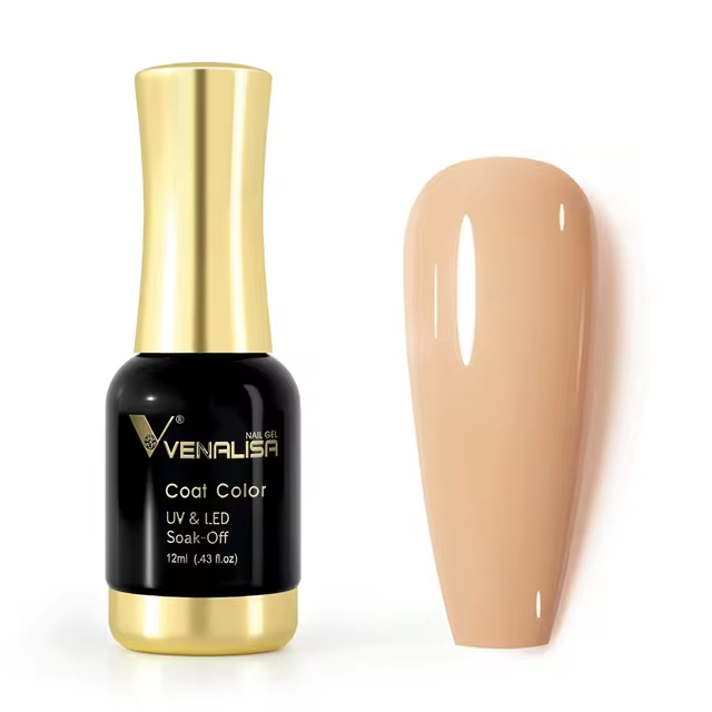 UV LED cured gel polish, 12ml, for women's vibrant, chip-resistant, glossy nails.