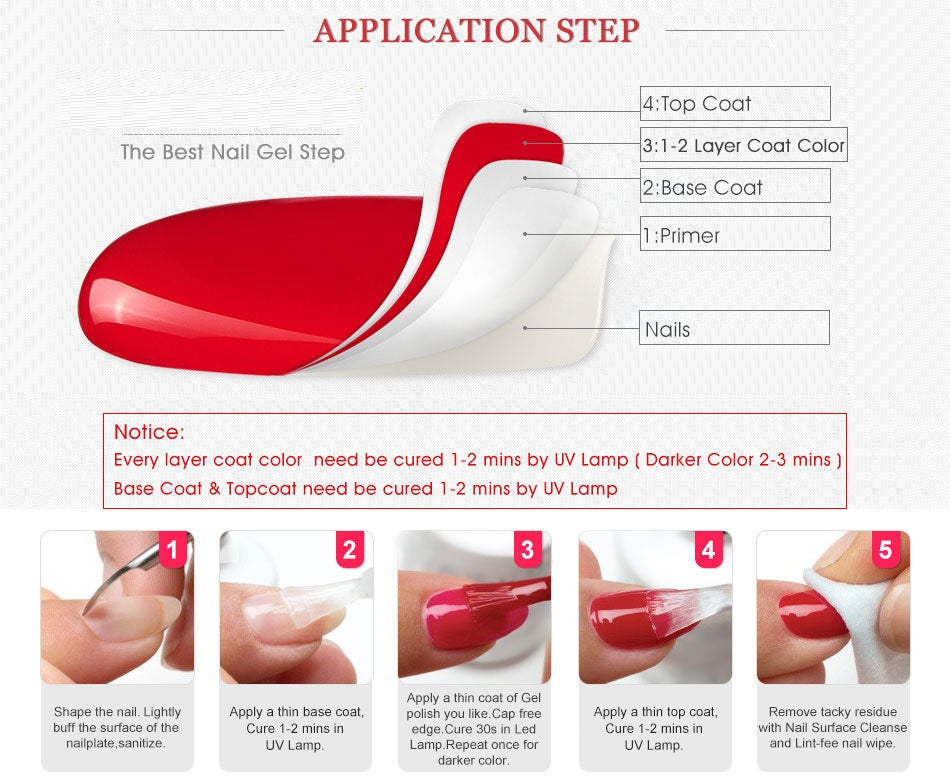 Luxury gel polish for women, UV/LED cured, ideal for vibrant and elegant nail art.