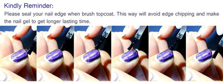 Elegant UV LED gel nail polish, 12ml, creating a professional and glossy finish.