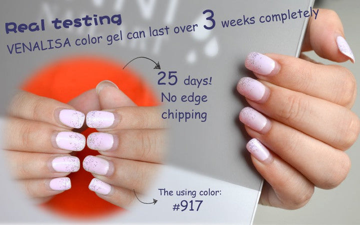 At-home manicure with 12ml UV LED gel nail polish for glossy, durable results.