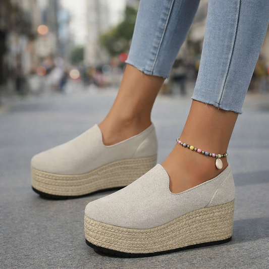 Women's Maribel Rise platform slip-on shoes, comfortable & versatile for everyday fashion.