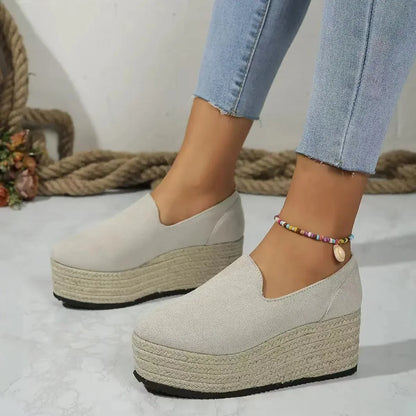 Easy-wear Maribel Rise women's platform slip-on shoes, comfortable, casual & fashionable for summer.
