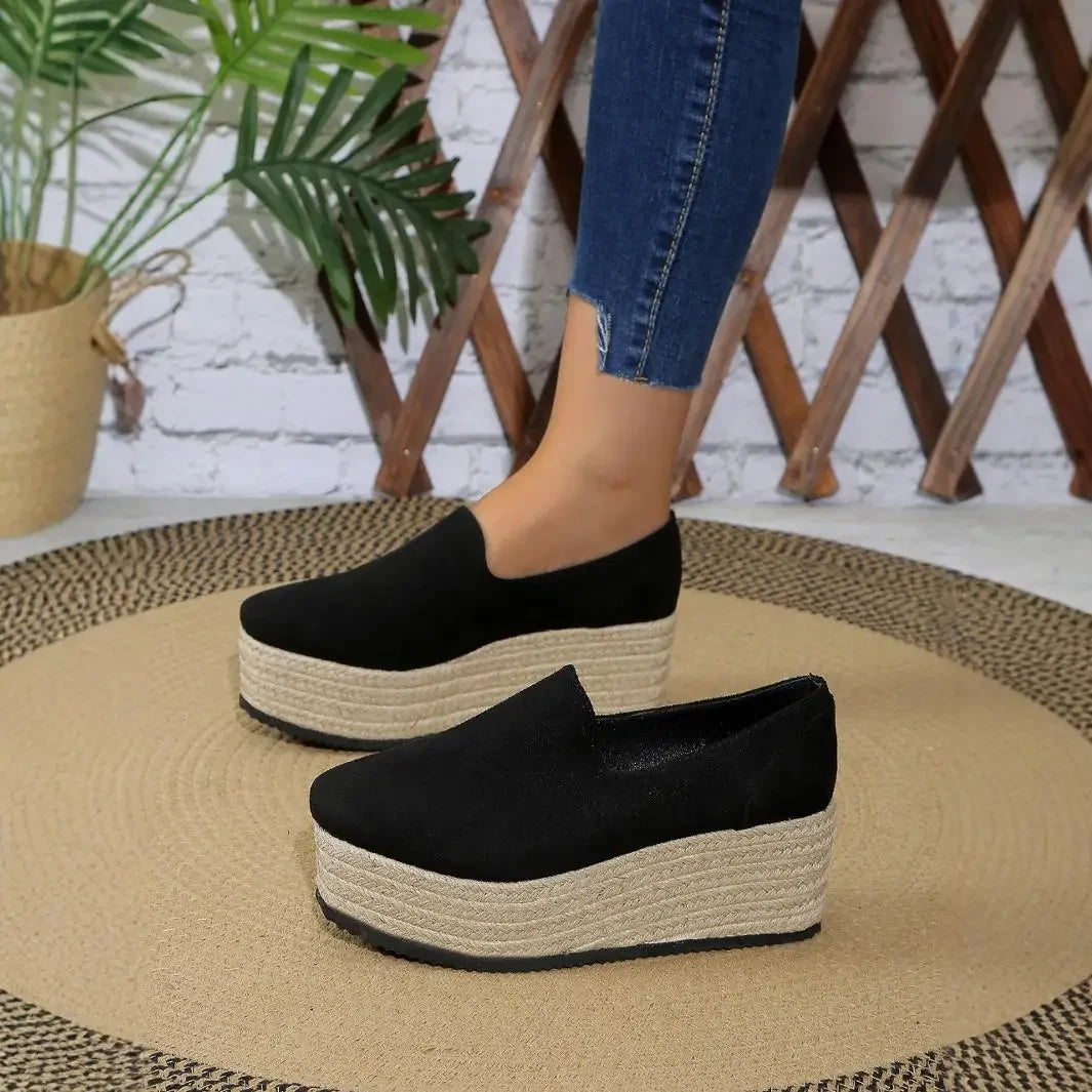 Elevated Maribel Rise women's platform slip-on shoes, stylish, comfortable & versatile for casual fashion.