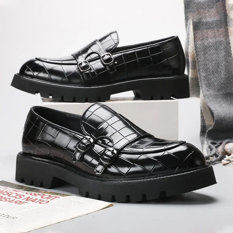 Comfortable Milano platform loafers for women, featuring a trendy elevated sole and sophisticated design.