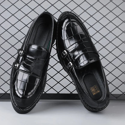 Milano women's platform loafers, showcasing a sleek design, elevated sole, and durable construction.
