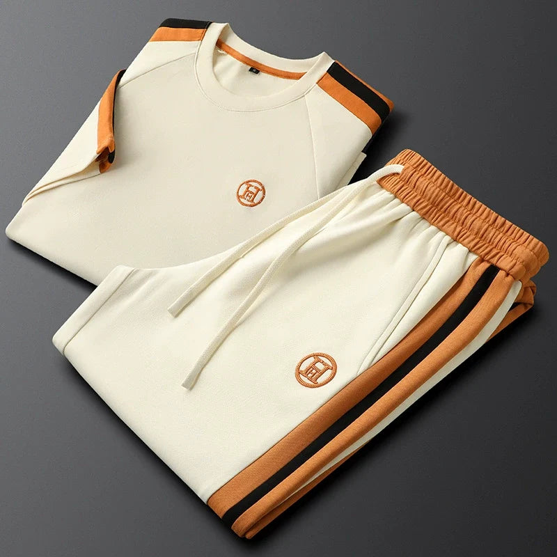 Relaxed fit women's two-piece Monaco tracksuit set, ideal comfort wear for loungewear or travel outfits.