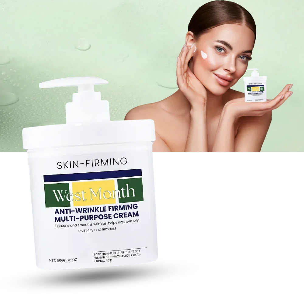 Advanced firming cream with peptide & niacinamide for face & body. Hydrates, firms skin, reduces wrinkles.