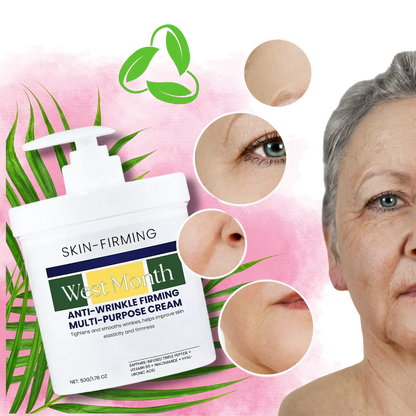 Natural skincare firming cream for women. Enhances skin elasticity, reduces fine lines on face & body.