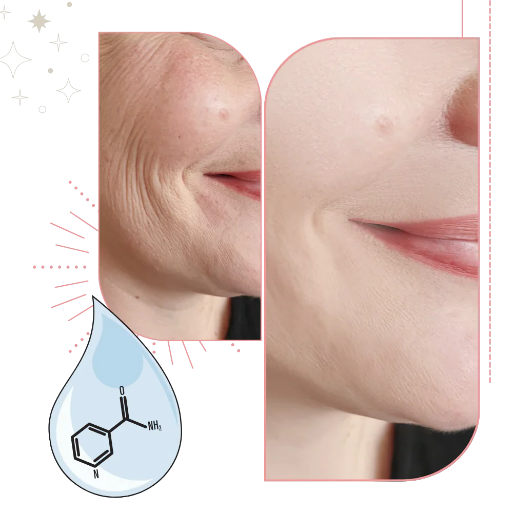 Women's firming moisturizer for face & body. Boosts collagen, improves elasticity, and reduces wrinkles naturally.