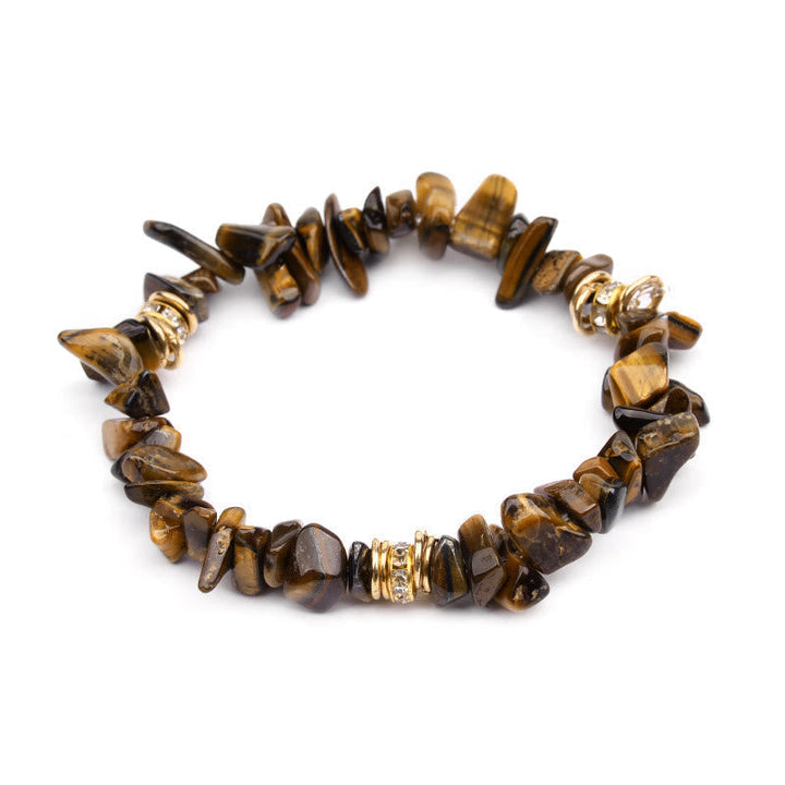 Women's natural labradorite crystal bracelet, spiritual jewelry.