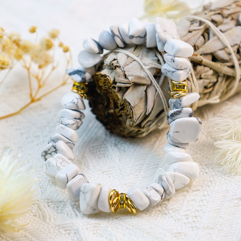 Healing gemstone bracelet for women, spiritual crystal beads.