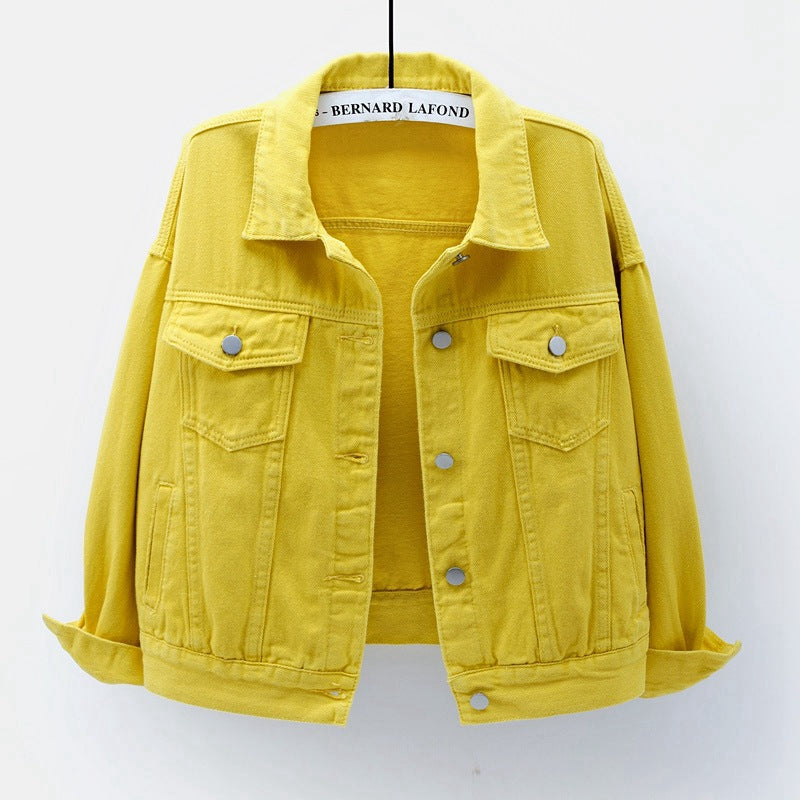 Fall fashion essential: women's Nova relaxed-fit button-up jacket, a versatile layering piece.