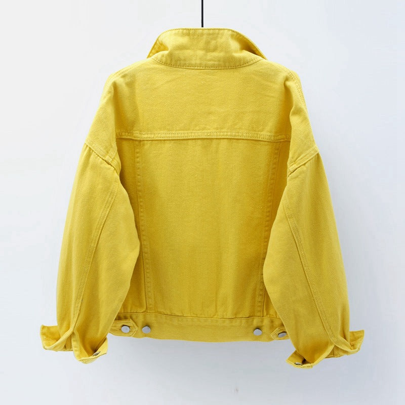 Spring fashion: women's Nova relaxed-fit button-up jacket, perfect casual outerwear for daily wear.