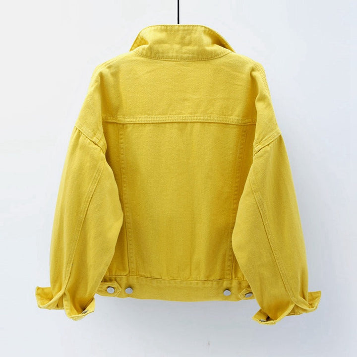 Spring fashion: women's Nova relaxed-fit button-up jacket, perfect casual outerwear for daily wear.