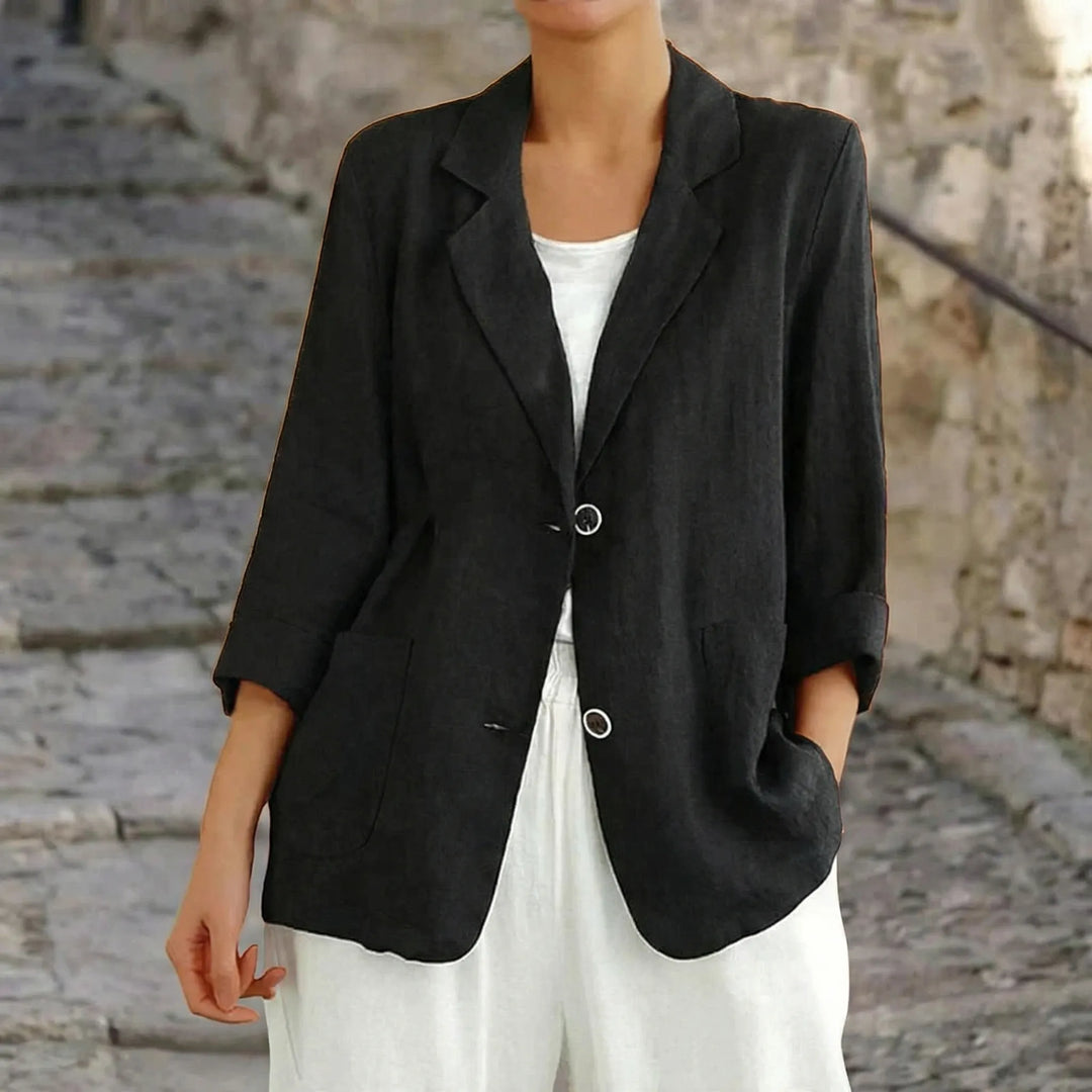 Women's Olivia relaxed fit blazer, perfect for business casual and everyday style.