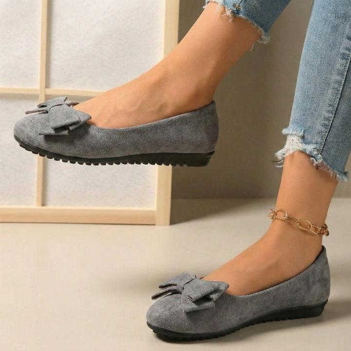 Orthopaedic wide fit ballet flats for women, ensuring comfort and support from morning to night.