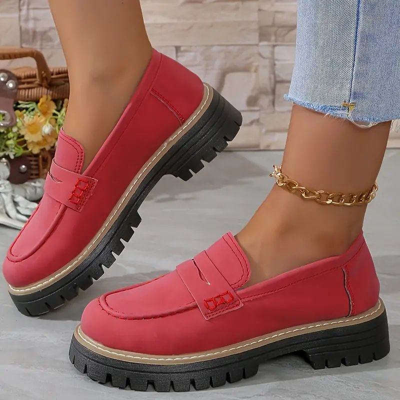 Comfortable ladies' orthopaedic wide toe box loafers, ideal for prolonged standing & walking.