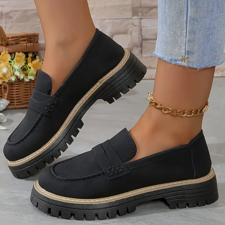 Ladies' orthopaedic comfort shoes, made with a wide toe box & soft cushioning for daily wear.