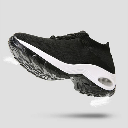 Lightweight women's air cushion orthopedic shoes, ergonomic design for comfort & pain relief.