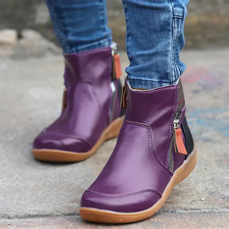 Stylish women's fall ankle boots, orthopedic design for ultimate comfort and arch support.