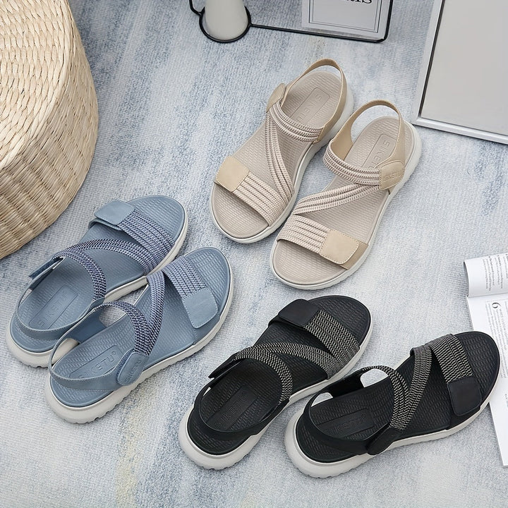 Orthopedic women's sandals for plantar fasciitis, featuring excellent arch support.