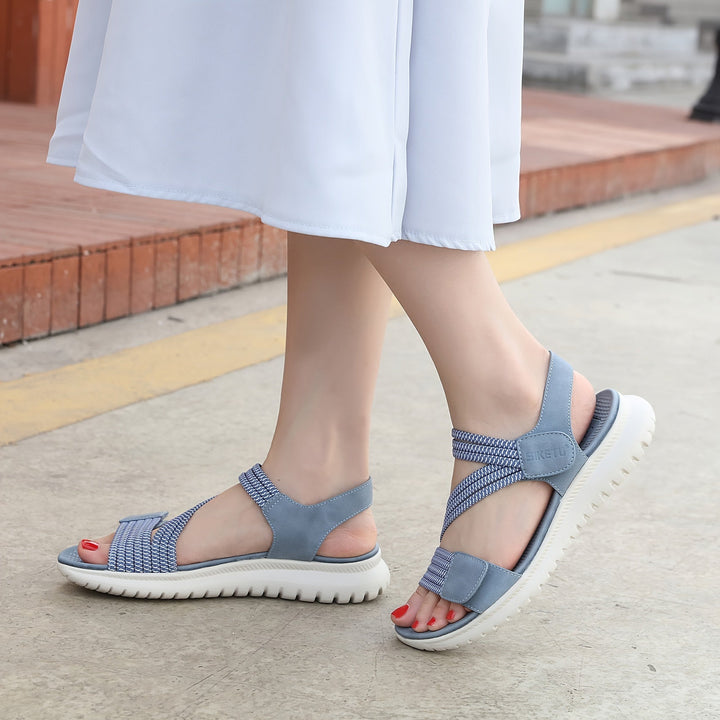 Casual women's summer sandals with orthopedic arch support for ultimate comfort.