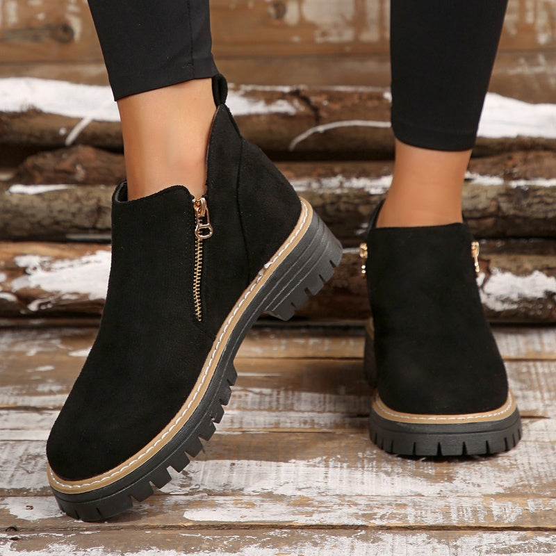 Functional women's casual boots, orthopedic comfort footwear with sturdy design.