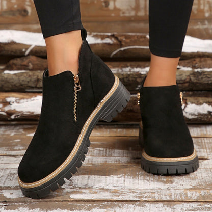 Functional women's casual boots, orthopedic comfort footwear with sturdy design.