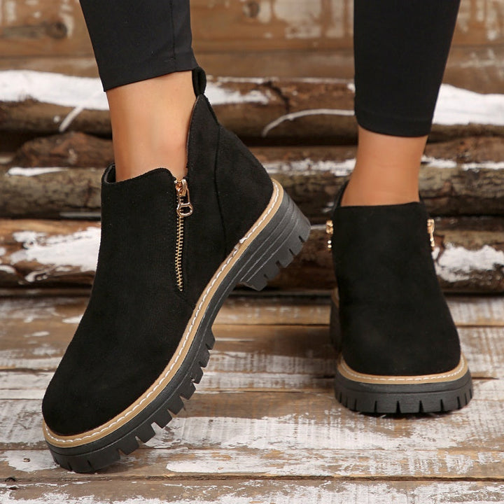 Functional women's casual boots, orthopedic comfort footwear with sturdy design.