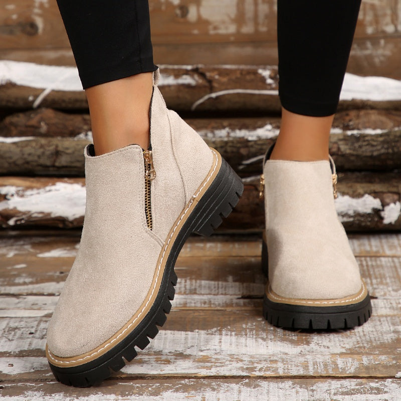 Women's orthopedic walking boots, slip-resistant sole for secure daily wear.
