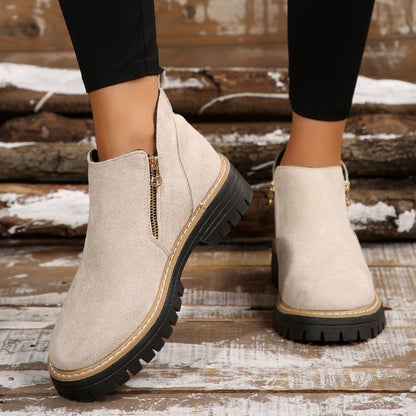 Women's orthopedic walking boots, slip-resistant sole for secure daily wear.