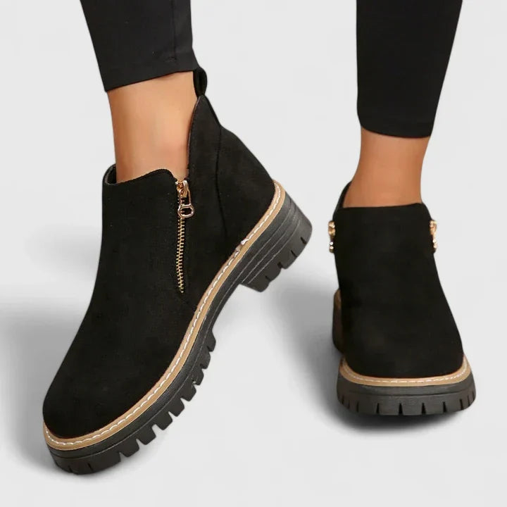 Women's orthopedic boots for ultimate comfort, featuring water-resistant and slip-resistant soles.